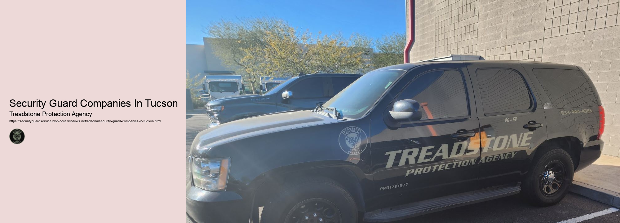 Security Guard Companies In Tucson